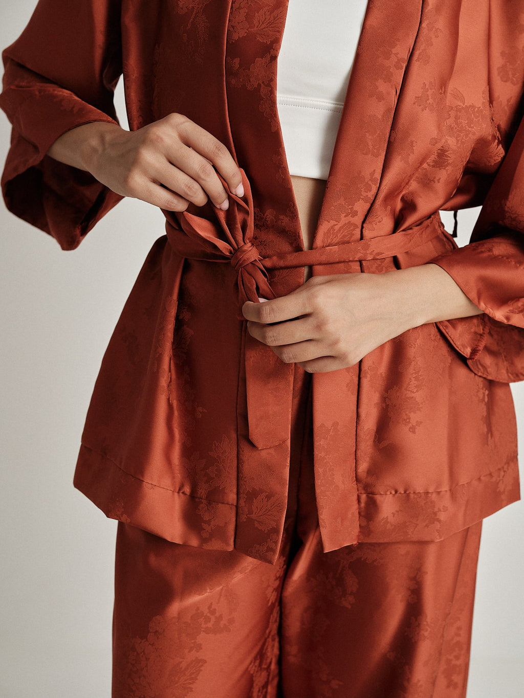 Kimono set Sable rouge